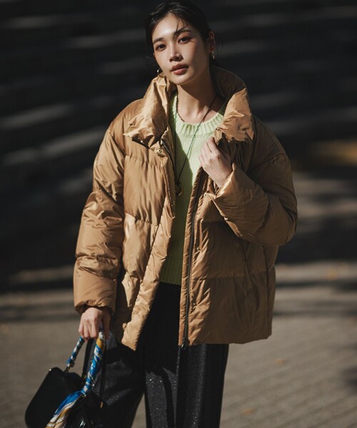 23区（ニジュウサンク）の「ウールカシミヤ パフスリーブ ニット（ニット/セーター・レディース・アイボリー系/スカイブルー系/ライトイエロー系/ライトグレー系/スモーキーグリーン系/ピンク系・38）」の20枚目の写真