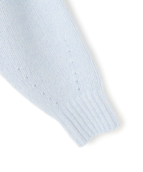 23区（ニジュウサンク）の「ウールカシミヤ パフスリーブ ニット（ニット/セーター・レディース・アイボリー系/スカイブルー系/ライトイエロー系/ライトグレー系/スモーキーグリーン系/ピンク系・38）」の10枚目の写真