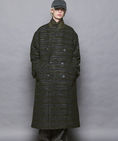 UNISEX》【Italian Dead Stock Fabric】Prime-Over Chesterfield Coat