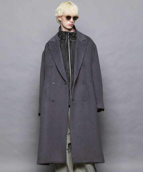 UNISEX》【Italian Dead Stock Fabric】Prime-Over Chesterfield Coat