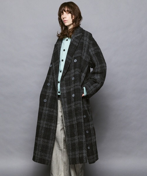 UNISEX》【Italian Dead Stock Fabric】Prime-Over Chesterfield Coat
