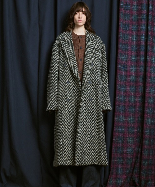 UNISEX》【Italian Dead Stock Fabric】Prime-Over Chesterfield Coat