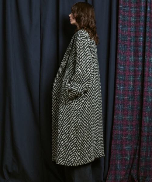 UNISEX》【Italian Dead Stock Fabric】Prime-Over Chesterfield Coat