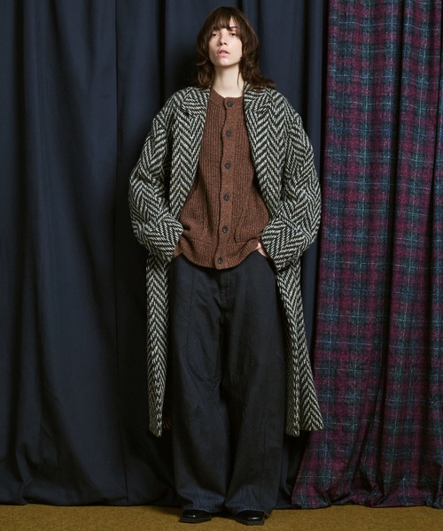 UNISEX》【Italian Dead Stock Fabric】Prime-Over Chesterfield Coat