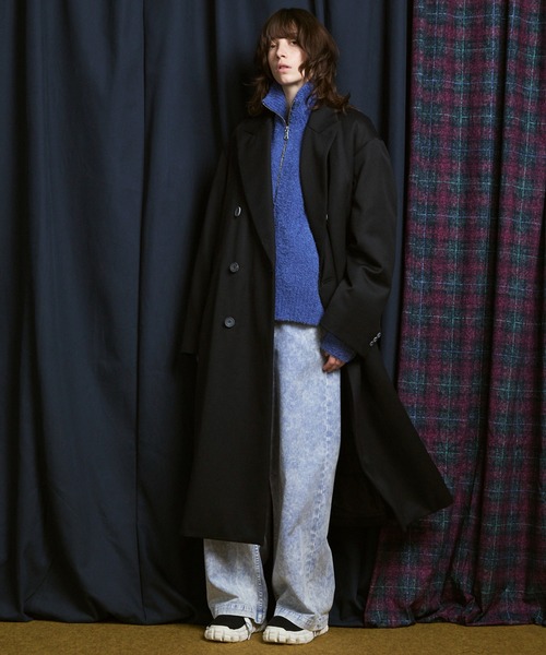 UNISEX》【Italian Dead Stock Fabric】Prime-Over Chesterfield Coat