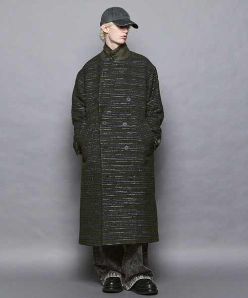 UNISEX》【Italian Dead Stock Fabric】Prime-Over Chesterfield Coat