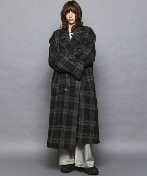 UNISEX》【Italian Dead Stock Fabric】Prime-Over Chesterfield Coat