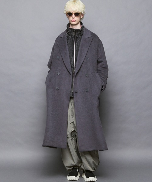 MAISON SPECIAL インサイドアウトプライムオーバー チェスターコート UNISEX》【Italian Dead Stock Fabric】Prime-Over Chesterfield Coat