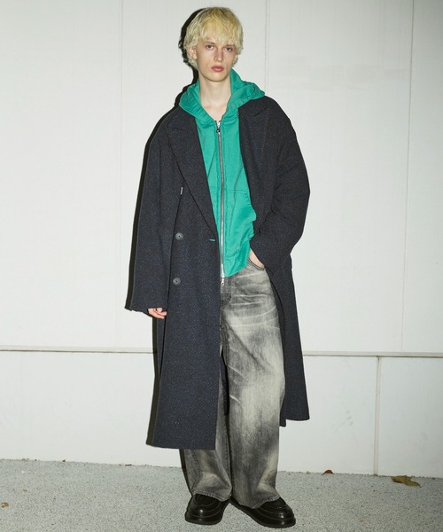 UNISEX》【Italian Dead Stock Fabric】Prime-Over Chesterfield Coat