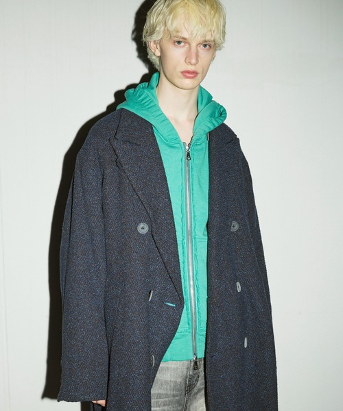 UNISEX》【Italian Dead Stock Fabric】Prime-Over Chesterfield Coat