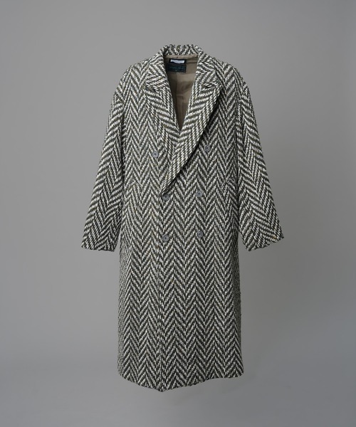 UNISEX》【Italian Dead Stock Fabric】Prime-Over Chesterfield Coat