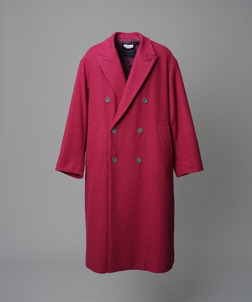 UNISEX》【Italian Dead Stock Fabric】Prime-Over Chesterfield Coat