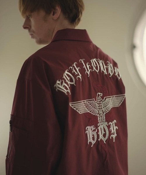 セール】【BOY LONDON】BOY EAGLE EMBROIDERY COACH JACKET（ナイロン 
