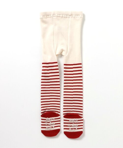 apres les cours（アプレレクール）の「クリスマスモチーフタイツ（ベビーシューズ/ベビーソックス・キッズ・レッド/ベージュ・80）」の9枚目の写真