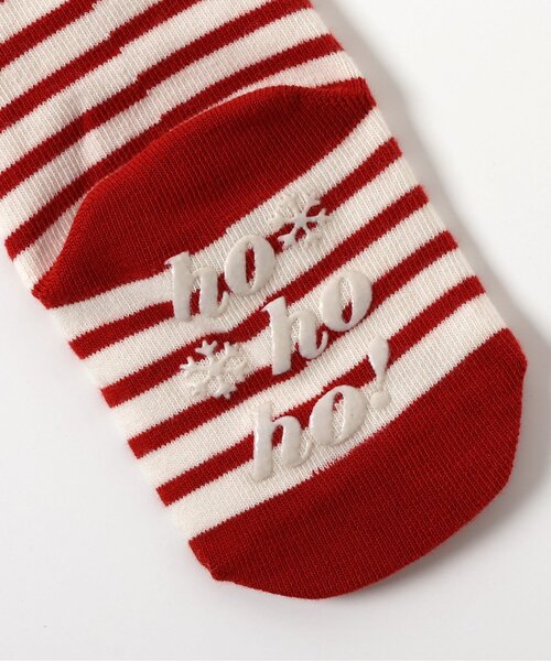 apres les cours（アプレレクール）の「クリスマスモチーフタイツ（ベビーシューズ/ベビーソックス・キッズ・レッド/ベージュ・80）」の12枚目の写真