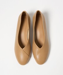 green label relaxing | ラウンド キリカエ Vカット パンプス 撥水(パンプス)