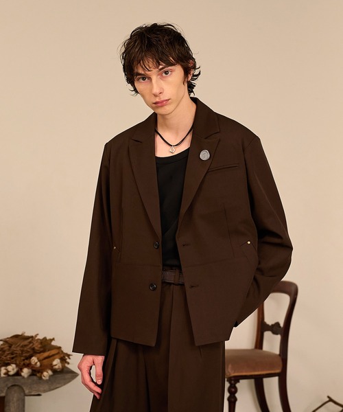 Riveted Single Short Jacket/リベットシングルショートジャケット