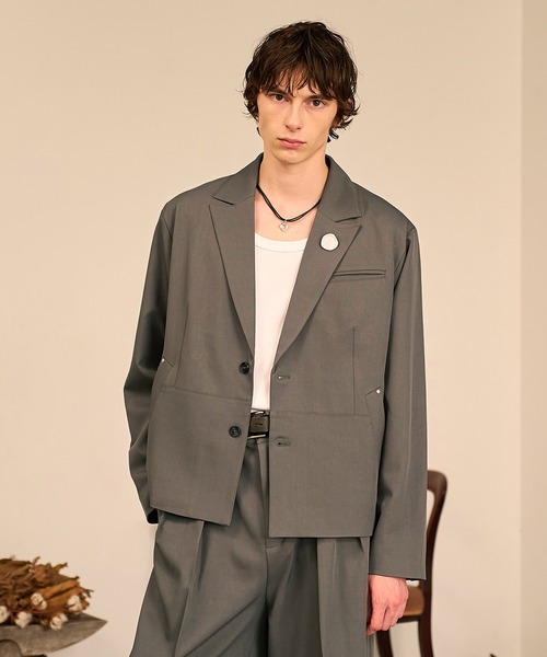 Riveted Single Short Jacket/リベットシングルショートジャケット