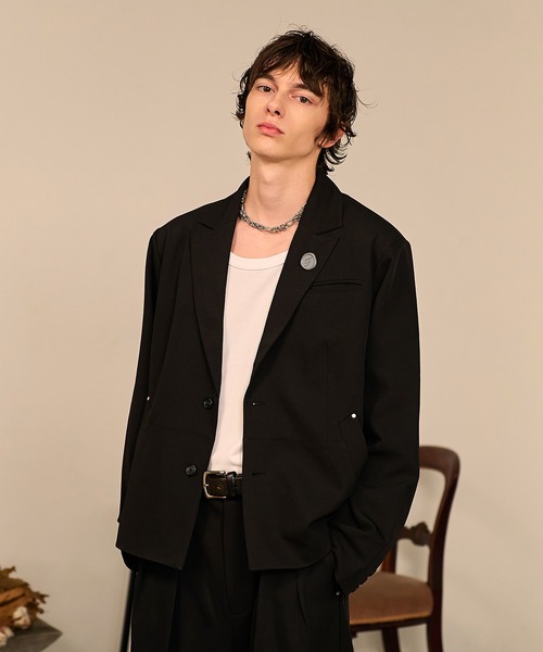 Riveted Single Short Jacket/リベットシングルショートジャケット