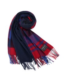 Dessin(デッサン)のバイカラーチェックストール(ストール/ショール)