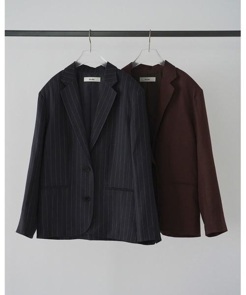 anuke（アンヌーク）の「Over Linen Jacket（テーラードジャケット