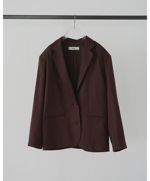 anuke（アンヌーク）の「Over Linen Jacket（テーラードジャケット
