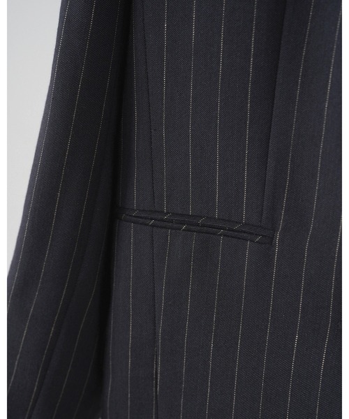 anuke（アンヌーク）の「Over Linen Jacket（テーラードジャケット・レディース・ネイビー/ブラウン・36inch/38inch）」の22枚目の写真