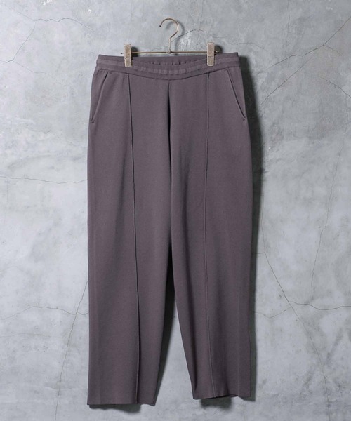 jiggys shop（ジギーズショップ）の「ワイドシルエット センターシーム ピンタック テーパード ニットパンツ（その他パンツ・メンズ・グレー系その他/チャコールグレー/ブラック・X-LARGE/MEDIUM/LARGE）」の16枚目の写真