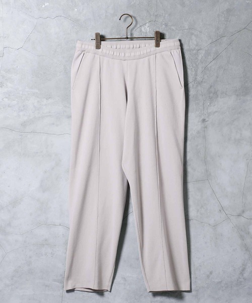 jiggys shop（ジギーズショップ）の「ワイドシルエット センターシーム ピンタック テーパード ニットパンツ（その他パンツ・メンズ・グレー系その他/チャコールグレー/ブラック・X-LARGE/MEDIUM/LARGE）」の13枚目の写真