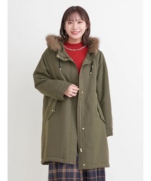 レディースのモッズコート（グリーン・カーキ/緑色系）ファッション
