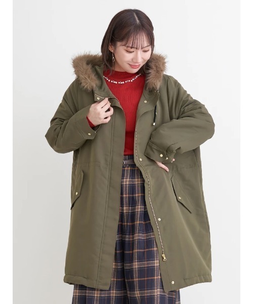 大きいサイズ】裏ボアモッズコート（モッズコート）｜Re-J&SUPURE（リ