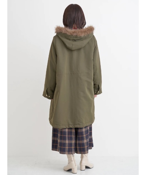 【美品日本製】mando⭐︎38マンドゥ ボアコート 内ボア羊革 モッズコート 大きいサイズ】裏ボアモッズコート（モッズコート）｜Re-J&SUPURE（リ