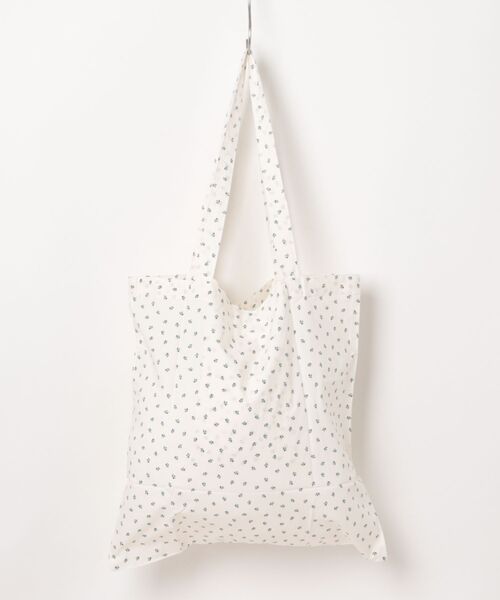 Cielo(シエロ)の「【Cielo/シエロ】petit flower tote bag / プチフラワートートバッグ(トートバッグ・レディース・ホワイト・FREE)」の2枚目の写真