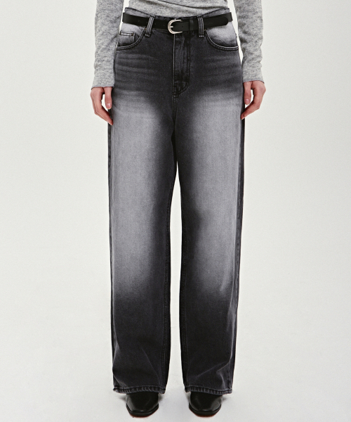 NICK&NICOLE（ニックアンドニコール）の「TWO TONE WASHING QUALITY DENIM PANTS_GRAY（デニムパンツ・レディース・その他・SMALL/MEDIUM/LARGE）」の2枚目の写真
