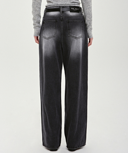 NICK&NICOLE（ニックアンドニコール）の「TWO TONE WASHING QUALITY DENIM PANTS_GRAY（デニムパンツ・レディース・その他・SMALL/MEDIUM/LARGE）」の4枚目の写真