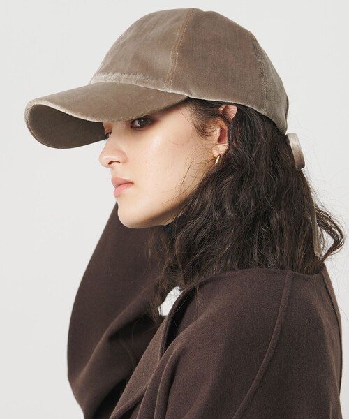 UNITED ARROWS(ユナイテッドアローズ)の「VVN バックリボンキャップ UV(キャップ・レディース・ブラック/ベージュ・FREE)」の6枚目の写真