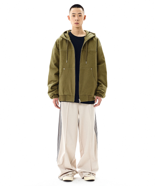F.ILLUMINATE(フィルミネイト)の「ヘビー ワーク フードジャケット - カーキ(パーカー・メンズ・その他・SMALL/MEDIUM/LARGE)」の8枚目の写真