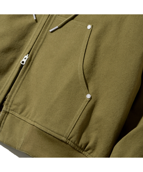 F.ILLUMINATE(フィルミネイト)の「ヘビー ワーク フードジャケット - カーキ(パーカー・メンズ・その他・SMALL/MEDIUM/LARGE)」の5枚目の写真