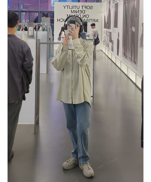 MUSINSA STANDARD（ムシンサスタンダード）の「CONE ストレートデニムパンツ [ライトインディゴ]（デニムパンツ・メンズ・その他・26/27/28）」の16枚目の写真