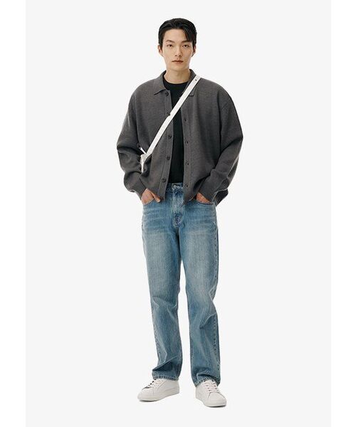MUSINSA STANDARD（ムシンサスタンダード）の「CONE ストレートデニムパンツ [ライトインディゴ]（デニムパンツ・メンズ・その他・26/27/28）」の17枚目の写真