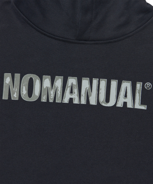 NOMANUAL(NOMANUAL)の「STAMPED LOGO HOODIE - BLACK(パーカー・レディース・その他・MEDIUM/LARGE/X-LARGE/SMALL)」の7枚目の写真