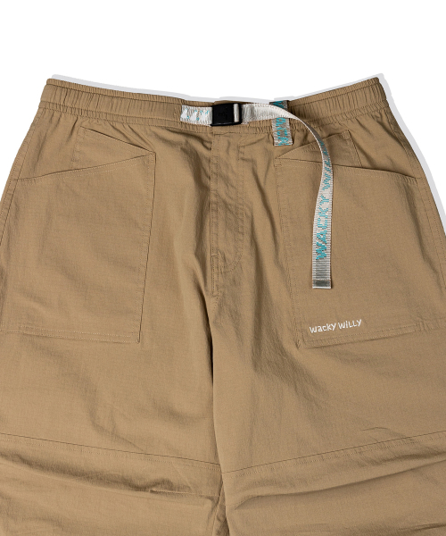 Wacky WiLLy(ワッキーウィリー)の「コットンパラシュートパンツ ベージュ(その他パンツ・レディース・その他・SMALL/MEDIUM/LARGE/X-LARGE)」の4枚目の写真