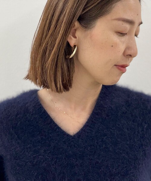 grace grace （グラスグラス）の「【grace grace/グラスグラス】ロックC型ピアス（ピアス（両耳用）・レディース・ゴールド・P）」の8枚目の写真