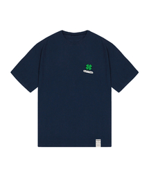 [ユニセックス]クローバーボード半袖Tシャツ_ネイビー