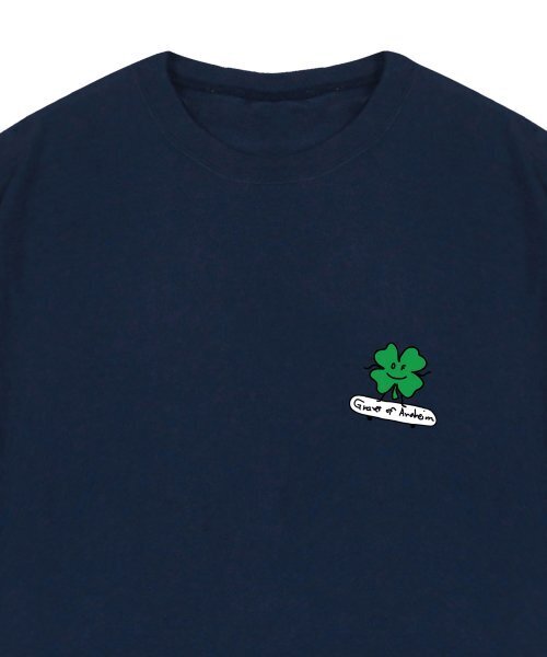 GRAVER（グレーバー）の「[ユニセックス]クローバーボード半袖Tシャツ_ネイビー（Tシャツ/カットソー・レディース・ネイビー・SMALL/MEDIUM/LARGE）」の3枚目の写真