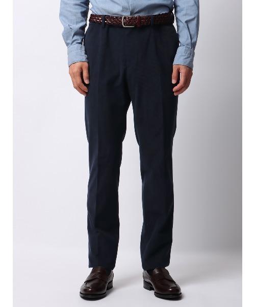 SUIT SQUARE(スーツスクエア)の「スマみえテーパードパンツ ウォッシャブル ストレッチ CROSS MOVA コーデュロイ(スラックス・メンズ・ネイビー・LL/3L/SS/S/M/L)」の4枚目の写真