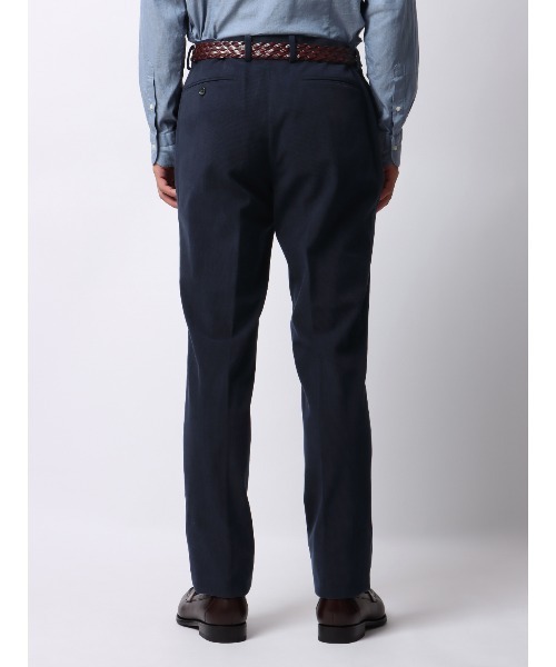 SUIT SQUARE(スーツスクエア)の「スマみえテーパードパンツ ウォッシャブル ストレッチ CROSS MOVA コーデュロイ(スラックス・メンズ・ネイビー・LL/3L/SS/S/M/L)」の6枚目の写真