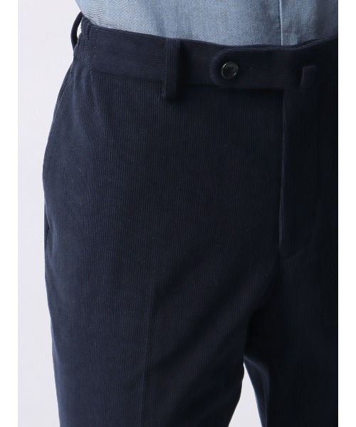 SUIT SQUARE(スーツスクエア)の「スマみえテーパードパンツ ウォッシャブル ストレッチ CROSS MOVA コーデュロイ(スラックス・メンズ・ネイビー・LL/3L/SS/S/M/L)」の7枚目の写真