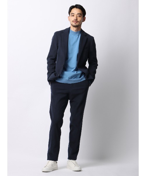 SUIT SQUARE(スーツスクエア)の「スマみえテーパードパンツ ウォッシャブル ストレッチ CROSS MOVA コーデュロイ(スラックス・メンズ・ネイビー・LL/3L/SS/S/M/L)」の3枚目の写真