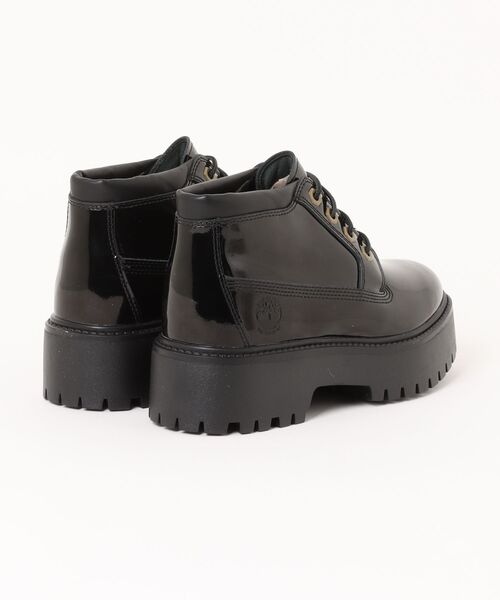 Timberland（ティンバーランド）の「《Timberland》MIDLACEWATERPROOFBO（ブーツ・レディース・ブラック/ライトベージュ・US8/US7.5/US7/US6.5/US6/US5.5）」の4枚目の写真